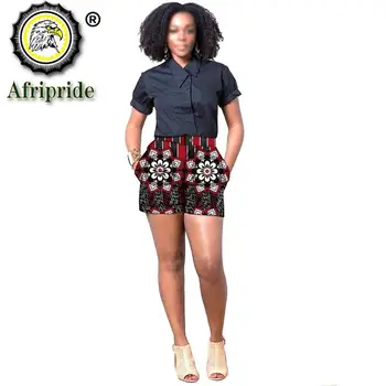 2020 afriške tiskanja poletje hlače za ženske ženske priložnostne hlače plus velikost dashiki kratek ankara tkanine AFRIPRIDE S1921005
