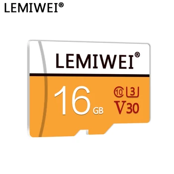LEMIWEI Pomnilniško Kartico 32GB 64GB Class 10 za Visoke Hitrosti UHS-I V30 16GB TF Flash Kartice U3 Za Pametni telefon PC