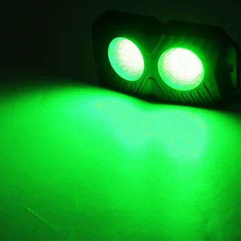 18W Led Rock Luč 12V Zeleno Barvo Pod Avto Led Vzdušje Lučka za Tovornjake Čoln 4x4