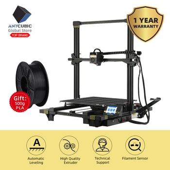 ANYCUBIC Chiron DIY 3D Printer Kit TFT Samodejno izravnavanje Iztiskanje Dvojno Z Osi Impressora 3D Tiskalnik impresora