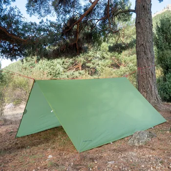 PLAMEN JE CREED Samo 510 gramov 3*3 metrov 15D najlon silikonski premaz visoke kakovosti na prostem caming šotor tarp