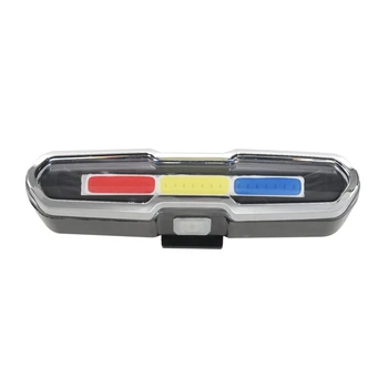 High-End LED Kolo Kolo Rep Svetlobo Bele, Rdeče in Modre 46 COB Super Svetla USB Polnilne Nepremočljiva Večnamenski Sili