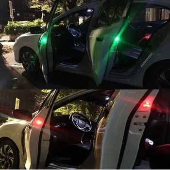 2x Avtomobilska Vrata, Luči, LED Opozorilo Lučka Signalna luč Za Toyota Corolla RAV4 Camry Prado Avensis Yaris Auris Hilux Prius Land Cruiser