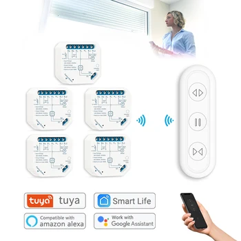 Tuya Smart Življenje Wifi Zavese Stikalo za Motorna Nadstrešek deluje z Google Pomočnik in Echo Alexa Glasovni Nadzor DIY