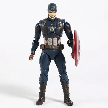 Avengers 4 Endgame Captain America / Črna Vdova / Thanos / Mravlja Človek SHF PVC Dejanje Slika Zbirateljske Model Igrača