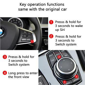 WIFI Brezžični Apple CarPlay Za BMW 2017-2018 Serija 1 2 3 4 5 X1 X3 X4 z EVO podporo Sistemu iOS/ Android Auto / Mirrorlink