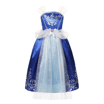 Princesa Obleke za Dekleta Karneval sneguljčica trnuljčica Belle Kostum za Otroka Halloween Party Obleka Fancy Obleko, Cosplay