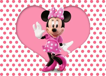 125x80cm Disney Mickey Minnie Risanka Tiskanja Zavese Ozadje Krpo Otrok Rojstni dan Stenske Dekoracije Ozadje Stojalo