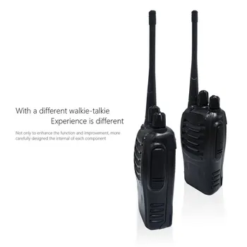 1pcs/veliko BAOFENG BF-888S Walkie talkie UHF dvosmerni radijski baofeng 888s UHF 400-470MHz 16CH Prenosni oddajnik in Sprejemnik z Slušalka