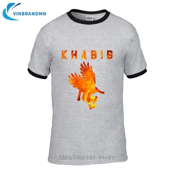 2020 Nov Modni Khabib Nurmagomedov majica s kratkimi rokavi za Priložnostne Poletje Orel Khabib majica cool človek t-shirt ruske Khabib Čas Tee majica