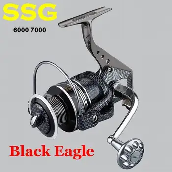 SSG6000 SSG7000 Lieyuwang Black Eagle Zlitine Aluminija 6000 7000 Veliko Ribiško Kolutu Ogljikovega Jekla Nosijo 4.7:1 405-415 g
