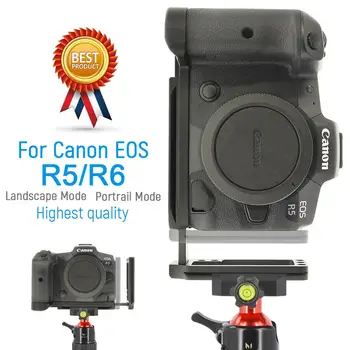 Hitro Sprostitev L Ploščo Nosilec Držalo Ročaja za Canon EOS R5 EOS Fotoaparat R6