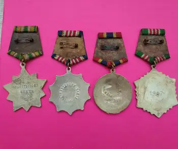 4* drugi svetovni VOJNI Kitajske Vojaške zasluge pečat, je Spomin Medaljo KMT soldier Medaljo Redki
