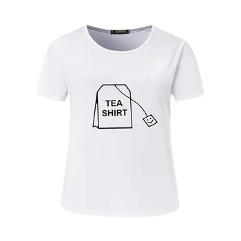2017 Poletje Humor Čaj Tiskanja Ženske t-shirt zabavne majice Kratek Rokav Priložnostne Lep Harajuku Slog tshirt