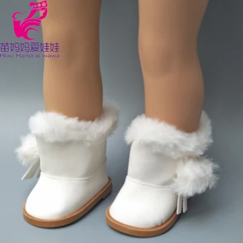 Baby Lutke, Dodatki za sneg Škornji Zimski čevlji za 18 inch dekleta Lutka Igrače za Dekleta Božična Darila