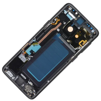 Pokvarjena S9 LCD zaslon Za Samsung Galaxy S9 Plus Zaslon S Okvirja Zaslona na Dotik SM-G960F/DS G965F G965A G960A LCD-Zaslon Deli
