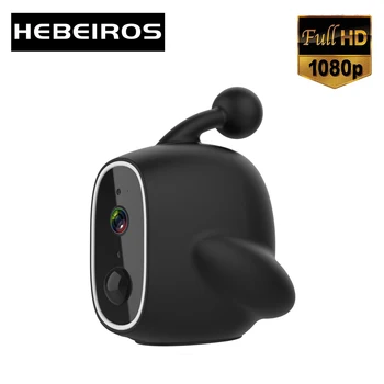 Hebeiros 2MP Baterije Varuška Mini Wifi Kamera na Prostem Nepremočljiva Brezžični Nadzor IP CCTV Kamera HD 1080P Video, Baby Monitor
