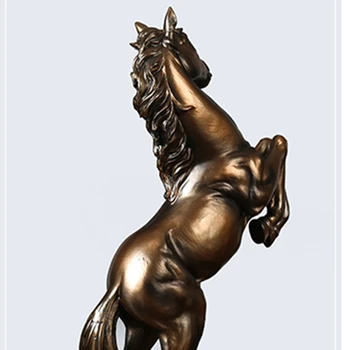 VILEAD Smolo Konj Kip Dnevna Soba Obrti Dekorativne Okraske Ustvarjalne Doma Konja, Da Uspešno Odpiranje Srečen Darila