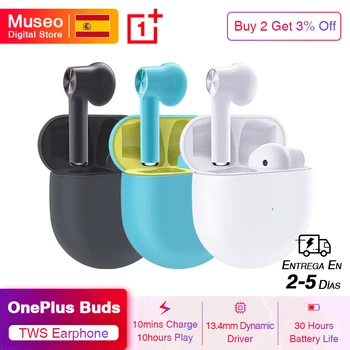 OnePlus Brsti Brezžične Bluetooth Slušalke, 30 Ur Baterije Okoljske Šumov Slušalke Hitro Polnjenje