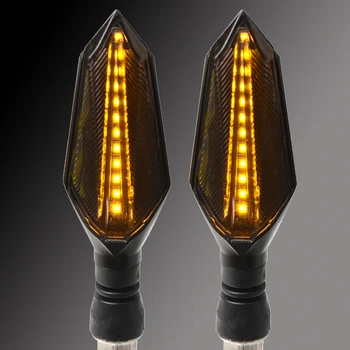 2 parov Opozorilne luči Vklopite Signal Flasher Opozorilo svetilka vodoodporna LED luč za Yamaha Fz16 KAWASAKI Z1000SX Honda Cb650f Cb500x