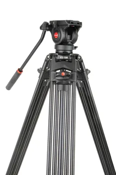 1,8 M Viltrox VX-18 M Pro Heay Dajatve Aluminija Video Stativ + Tekočine Pan Head + Torba za Fotoaparat DV DSLR Zelo Stabilen
