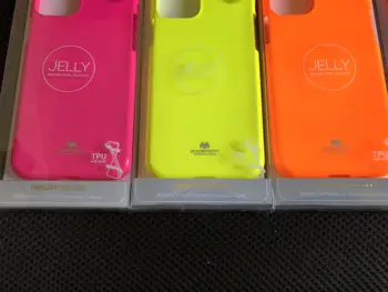 Original živo Srebro Goospery Fluorescentna Jelly TPU Mehko Primeru Kritje za iPhone 12 Pro Max Primeru za iPhone 12 Mini Primeru Telefon