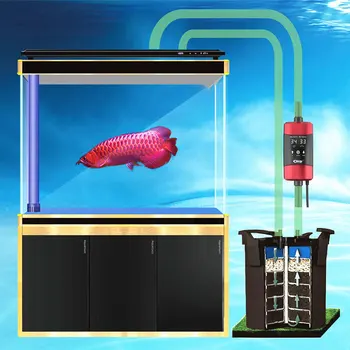 Sunsun EH-300 EH-500 110V/220V Aquarium Fish Tank Nastavljiva Temperatura Zunanjega Grelnika Povezovanje filter ali črpalka