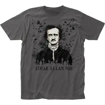 Edgar Allen Poe Raven Jersey Majica S 2X