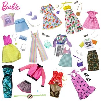 Prvotni Barbie Dodatki Oblačila Modni Obleko za 30 cm Lutke Barbie Oblačila, Igrače za Otroke, Dekleta Lutka Obleko Pribor