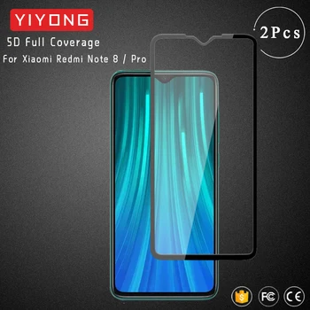 YIYONG 5D Polno Lepilo steklenim pokrovom Za Xiaomi Redmi Opomba 8T 8 Pro Kaljeno Steklo Xiomi Note8 Screen Protector Za Xiaomi Opomba 7 8 T
