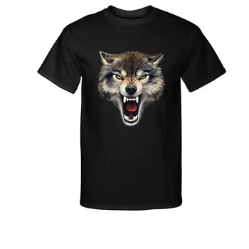 2019 Nov Modni Tee Shirt Priložnostne Volk Warewolf Jezen Ugriz T-Shirt
