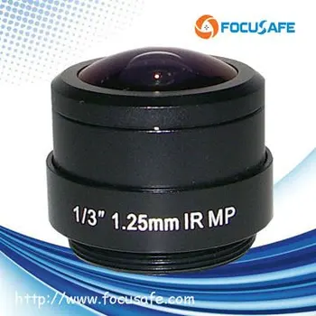 Focusafe CS Mount Fisheye Objektiv 1.25 mm 180 stopinj IR CCTV Objektiv