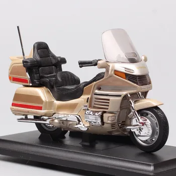 Otroci fantje 1/18 obsega mini Welly Honda Gold Wing touring motorno kolo moto Diecasts & Igrača Vozila, model sličice darilo, spominek