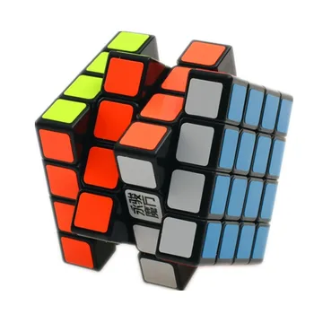 YongJun GuanSu 4x4 Magic Cube Črna Barva YJ RuiSu 4x4x4 Magic Cube Stickerless Barve