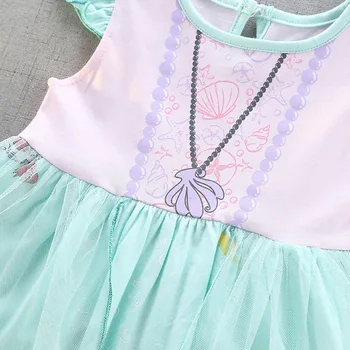 Disney Otroci Obleke Kostum za Dekleta Princesa Halloween Božično zabavo, Cosplay Otroško Oblačila 2020 Nov Vzorec morska deklica