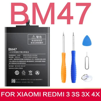 BN43 BN41 BM45 BM46 BN45 BM22 BM47 BN31 Baterija Za Xiaomi Redmi Opomba 5 4 4 2 3 3 3X Note2 3 4 4X Xiaomi Mi5 5X Batteria