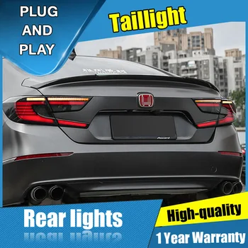 4PCS Avto Styling za Honda Accord vse LED zadnje luči 2018-2019 za Sebe vse LED Rep Lučka+Vključite Signal+Zavora+Povratne LED luči