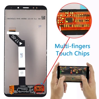 Preizkušen LCD-Zaslon Za Xiaomi Redmi 5 Plus Računalnike Sklop zaslona na dotik Okvir z Oleophobic Premaz 10 MultiTouch