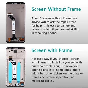 Preizkušen LCD-Zaslon Za Xiaomi Redmi 5 Plus Računalnike Sklop zaslona na dotik Okvir z Oleophobic Premaz 10 MultiTouch
