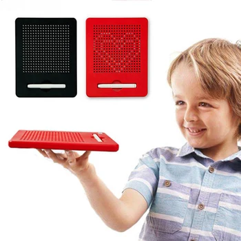 Montessori Otrok ABS Prenosni Magnetni Žogo Skica Pad Tablet Risalno Desko Z Magnetno Pisalo za fant dekle Izobraževalne Darilo