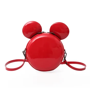 Nove Disney 2019 lutka, pribor, vreča ženski Mickey uho oblike ramenski slung majhno vrečko lakasto usnje ogledalo torba