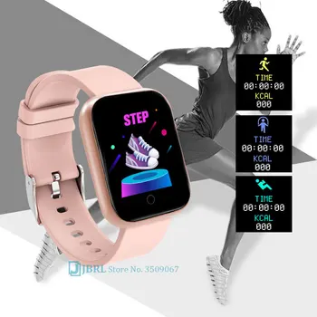 Vrh Pametno Gledati 2021 Ženske Moški Fitnes Tracker ročno uro Športne Smart Band Nepremočljiva Zapestnica za Android iOS Smart-watch Uro
