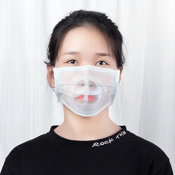 5pcs 3D Masko Nosilec Nosilec Šminka Varstvo Odraslih Moških, Žensk Dustproof Masko Respirato Dihanje Večkratno uporabo maske Nosilec