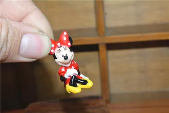 24piece 3 cm visoko kakovost par se je mickey minnie slika igrače subminiature zbiranje igrač DIY materialov igrače