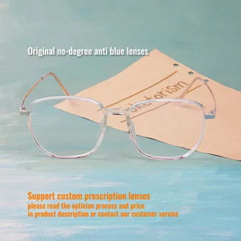 Toketorism Pregleden Ženske Očala Moda za Moške Anti Modra Očala Kakovost Optičnih Okvir 813