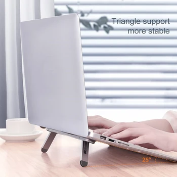 Laptop stand suporte prenosnik tablični pribor macbook pro Mini stojalo Zložljivo prenosni računalnik Prenosni nosilec Hlajenje stojalo