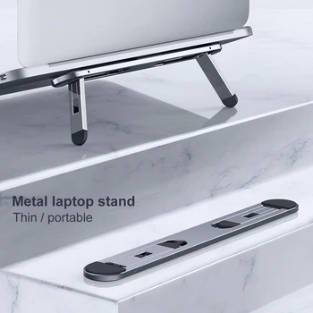 Laptop stand suporte prenosnik tablični pribor macbook pro Mini stojalo Zložljivo prenosni računalnik Prenosni nosilec Hlajenje stojalo