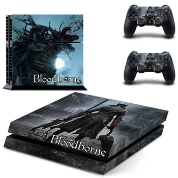 Igra Bloodborne PS4 Kože Nalepke, Nalepke Za Sony PlayStation 4 za Dualshock 4 Konzole in 2 Krmilnikov PS4 Kože Nalepke Vinyl