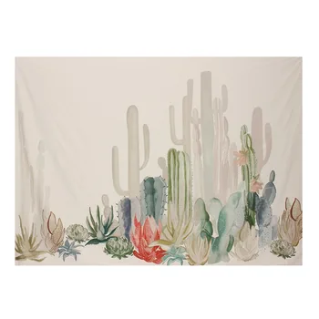 Steni Visi Kaktus Tapiserija, Bombaž Bohemian 150*150 cm Pokrov Plaža Mat Vrgel Odejo za Piknik Joga Mat Doma Dekoracijo Tekstil