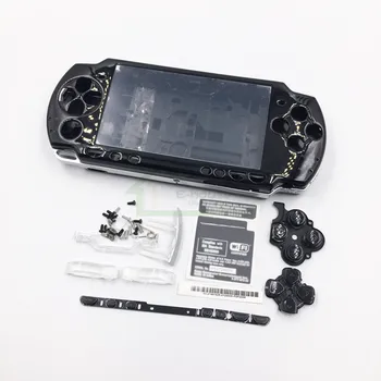E-hiša za PSP 2000 PSP2000 Igralno Konzolo Celoten Sklop Lupine Stanovanjskih Primeru Zajema z Gumbi Komplet za Zamenjavo